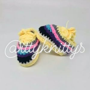 Baby Crochet Sneaker Booties
